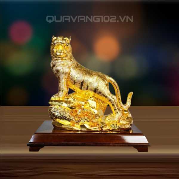 Tượng Hổ Dát Vàng 24K VDV007