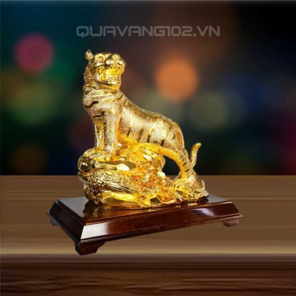 Tượng Hổ Dát Vàng 24K VDV007