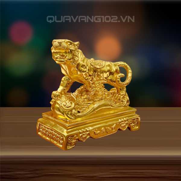 Tượng Hổ Dát Vàng 24K VDV009