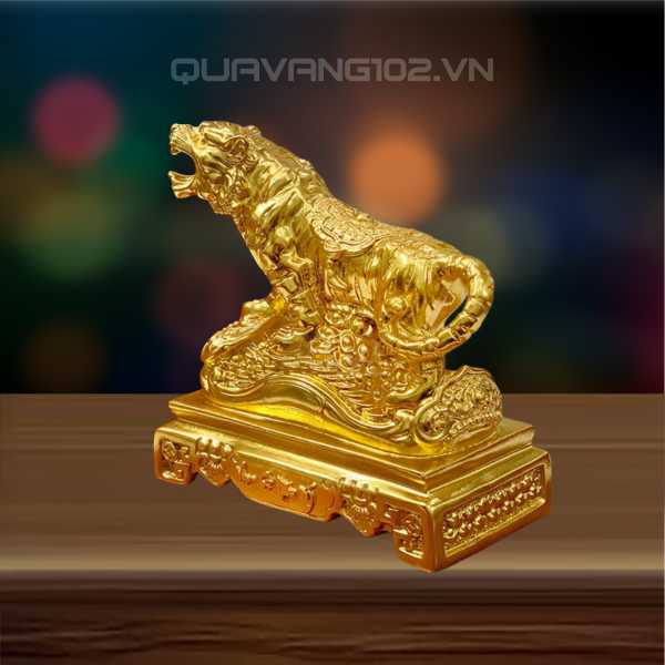 Tượng Hổ Dát Vàng 24K VDV009