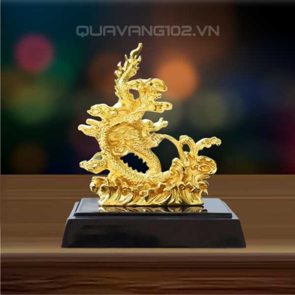 Tượng Rồng Dát Vàng 24K VDV014