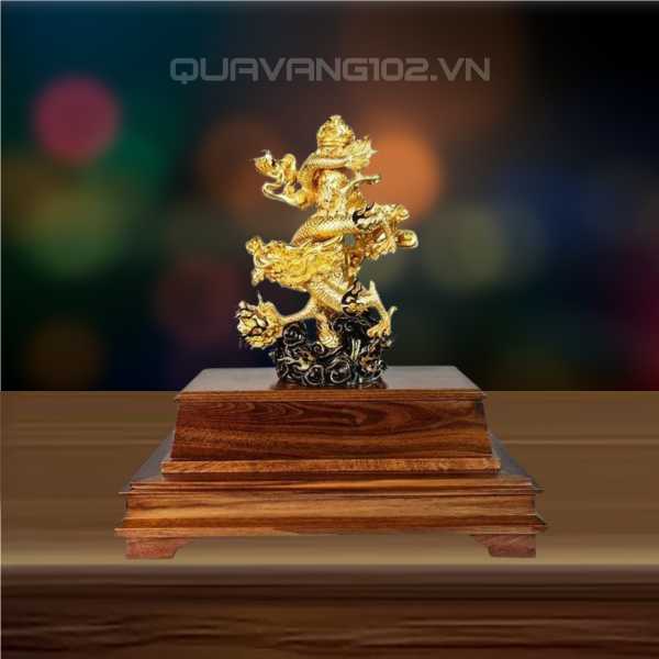 Tượng Rồng Dát Vàng 24K VDV015