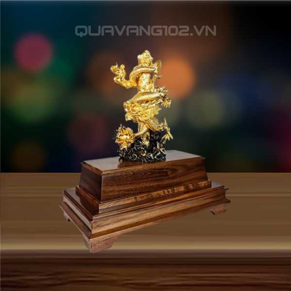 Tượng Rồng Dát Vàng 24K VDV015